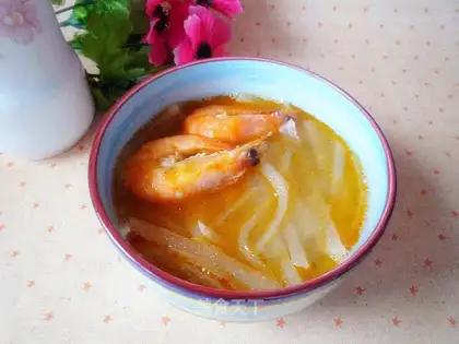 Shrimp carrot soup