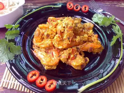 Coconut curry shrimp