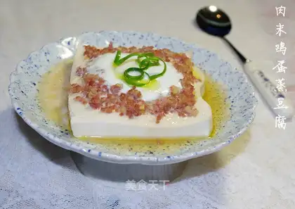 Meat and eggs, tofu