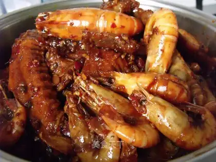 A duck-floping shrimp