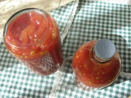 Steamed tomato sauce