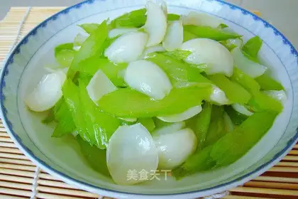 Celery makes lilies