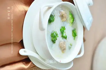 Porridge of broccoli