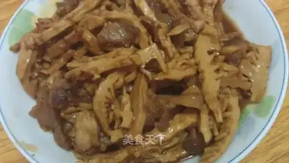 Dry the fried meat
