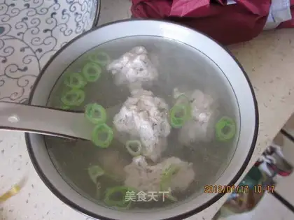 Fishball soup