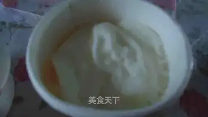 Homemade yogurt ice cream