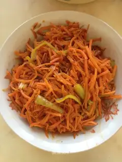 Fried carrots