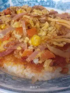 Ricecake pizza
