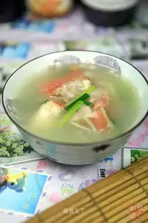 Redfish head soup