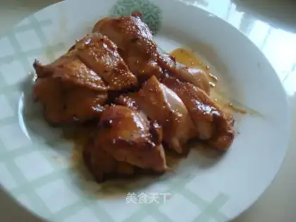 Burn the chicken leg