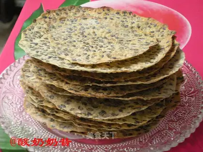 Sesame pancakes