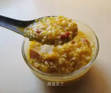 Pumpkin rice for porridge