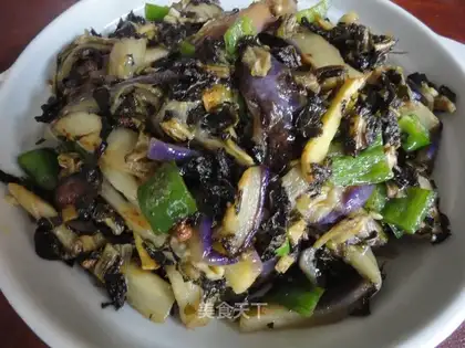 Plum and eggplant