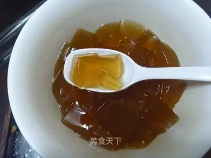 Green tea jelly