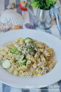 Swallow fish pasta