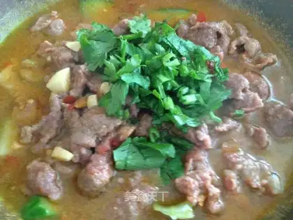 Boiled beef