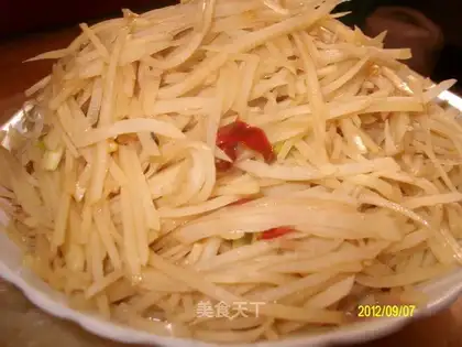 Spuded potatoes