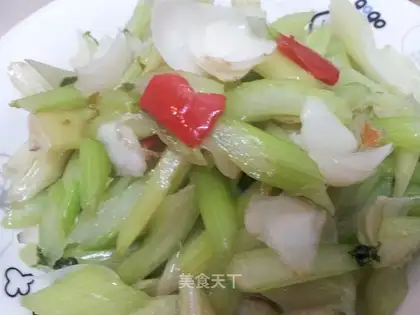 Celery makes lilies