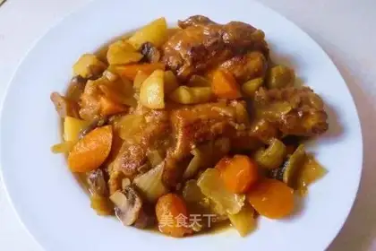 Curry potato chicken