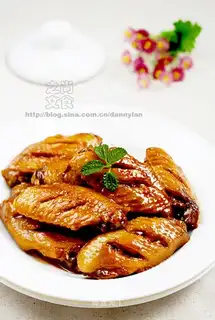 Red fried chicken