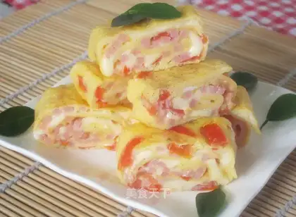 Tomato cheese omelet