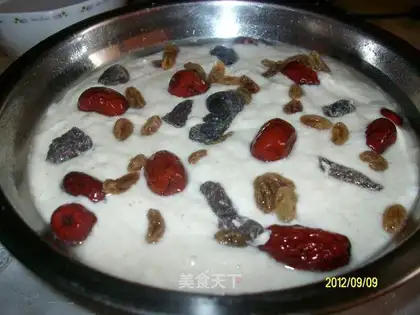 White stick, porridge