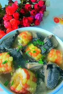 Corn chicken soup