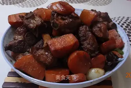 Carrot burn ribs
