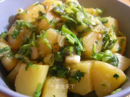 Garlic potatoes