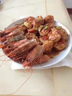 Fish and shrimp