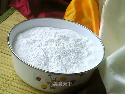 Homemade rice powder