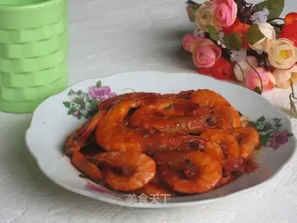 Cheese-juice shrimp