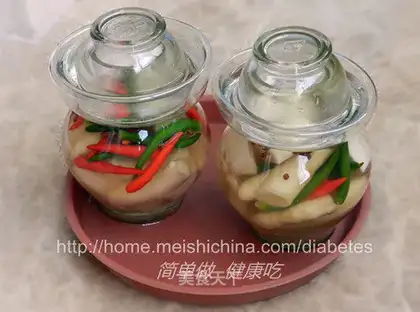 Homemade Sichuan pickles