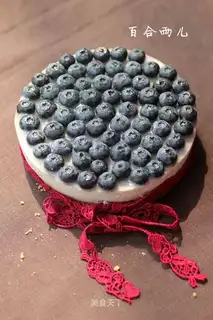Blueberry cheesemus