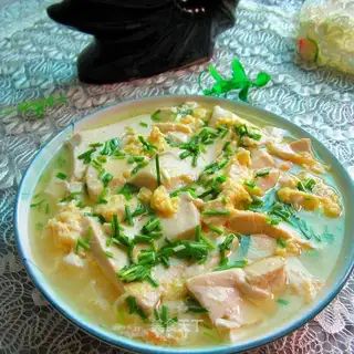 Egg onion tofu