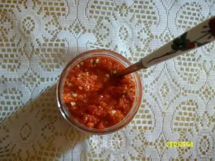 Homemade honey pepper sauce