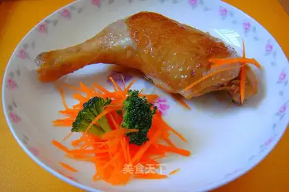 Onion chicken legs