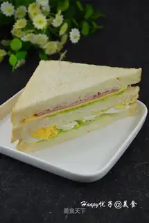 A simple sandwich