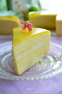 Mango cheese mousse