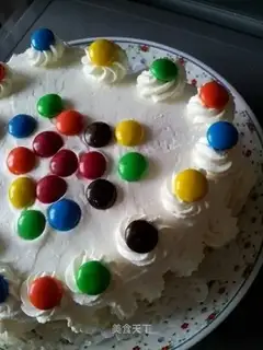 A sweet birthday cake