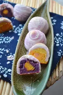 Potato-skin yolks