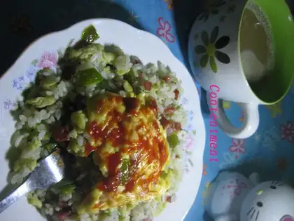 Cheese and rice