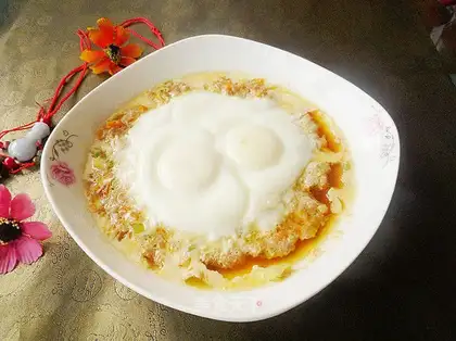 Meat and eggs