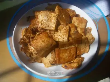 Spicy shrimp sauce tofu
