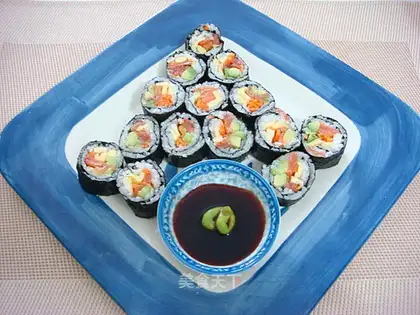 Easy roll sushi