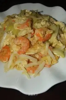 Shrimp fried eggs