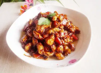 Peach chicken