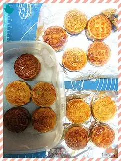 Homemade moon cakes