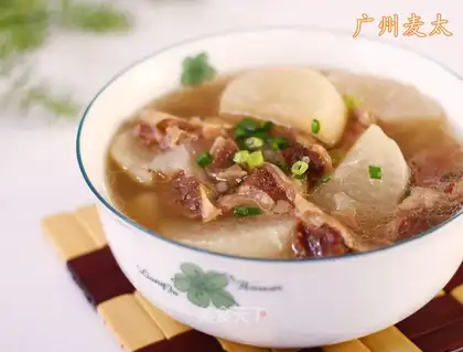 A wide range of radish and oxen soup