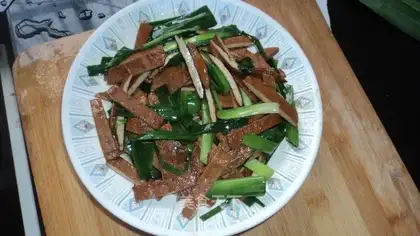 Garlic fried beans